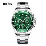 BIDEN Casual Sport Watches for Men Blue Top Brand Luxury Wrist Watch Man rolexwatches steel band watch for man