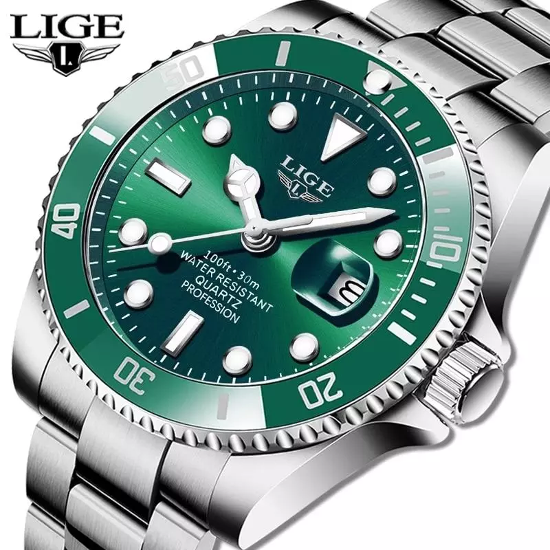 LIGE-Top-Brand-Luxury-Fashion-Diver-Watch-Men-30ATM-Waterproof-Date-Clock-Sport-Watches-Mens-Quartz LIGE Top Brand Luxury Fashion Diver Watch Men 30ATM Waterproof Date Clock Sport Watches Mens Quartz Wristwatch Relogio Masculino - Image 1