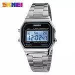 SKMEI Luxury Brand LED Digital Sport Watch Fashion Casual Gold Wrist Watch Men Stainless