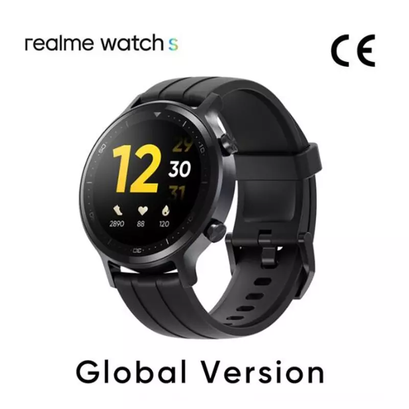 realme-Watch-S-Global-Version-Smartwatch-Waterproof-15-Day-Battery-Blood-Oxygen-Monitor-Watch-Music-Control realme Watch S Global Version Smartwatch Waterproof 15 Day Battery Blood Oxygen Monitor Watch Music Control for Android Phone - Image 1