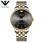 Nibosi Men's Watches Luxury Waterproof Business Casual Dress Wrist Watch Simple Swiss Watches Stainless Steel Band 2332
