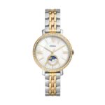 fossil Jacqueline Sun Moon Multifunction Two-Tone Stainless Steel Watch