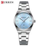CURREN New Fashion Women Watches Stainless Steel Ultra Thin Quartz Watch Woman Romantic Clock Women's Watches